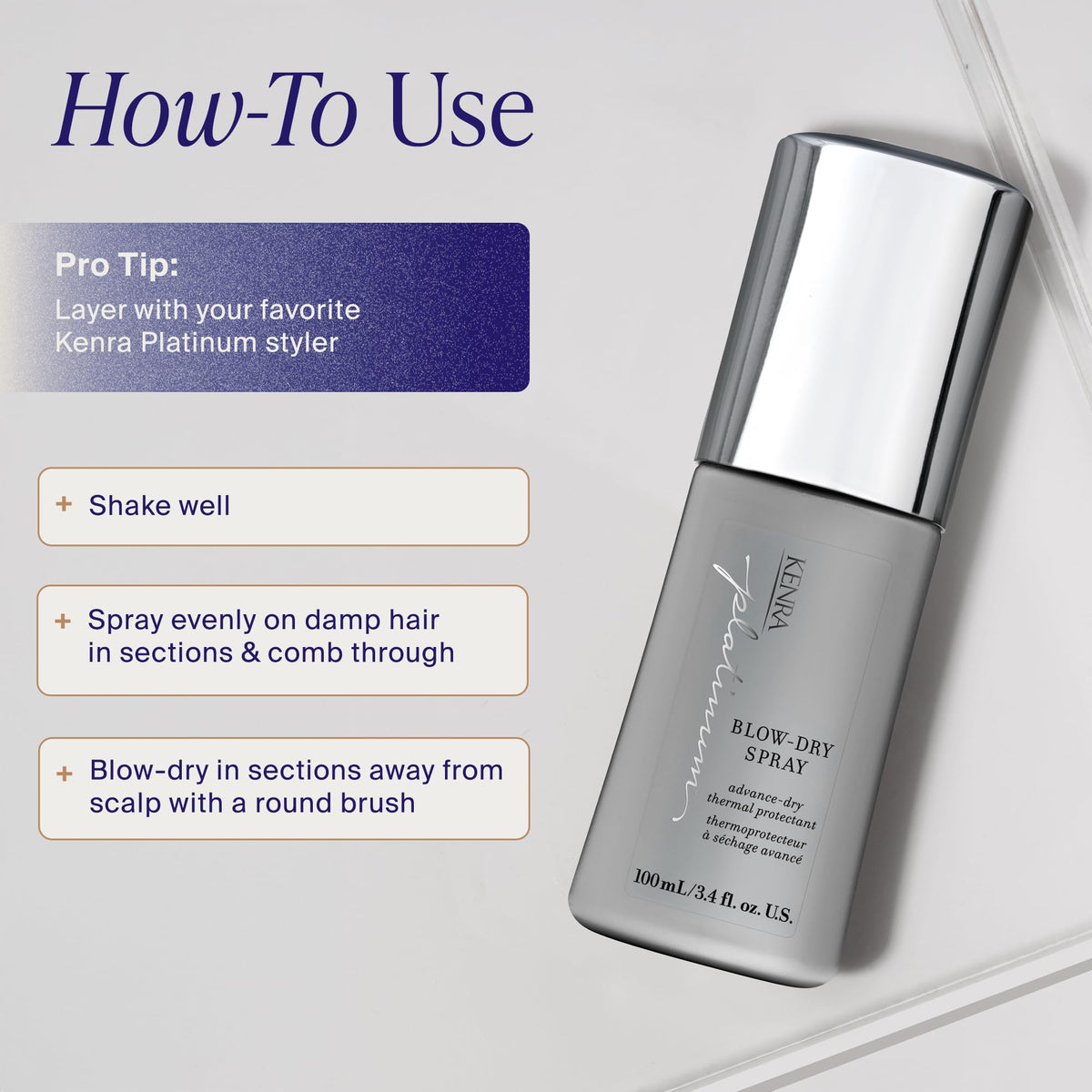Blow-Dry Spray Heat Protectant P510890
