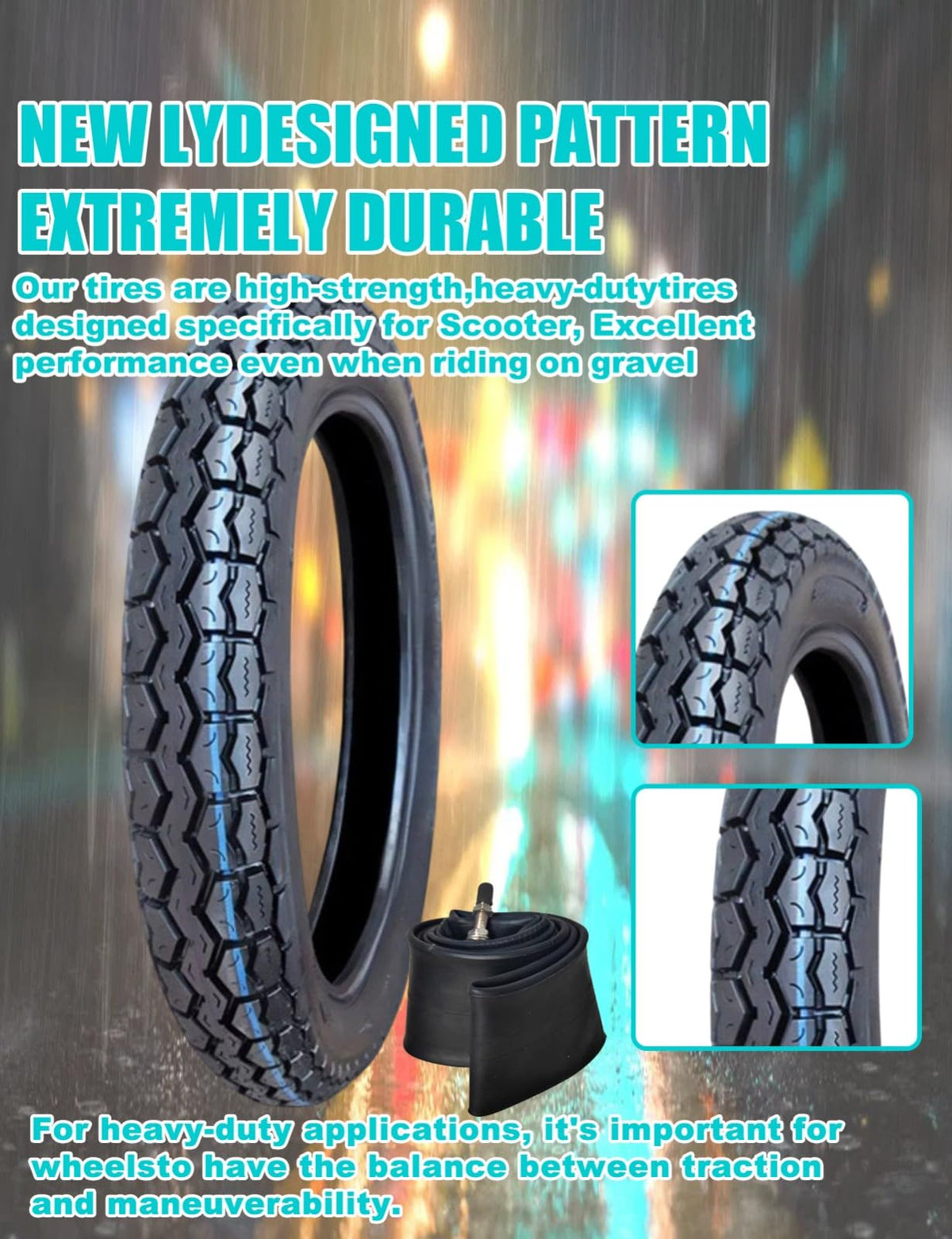17 Dirt Bike Tire and Tube Set Z746