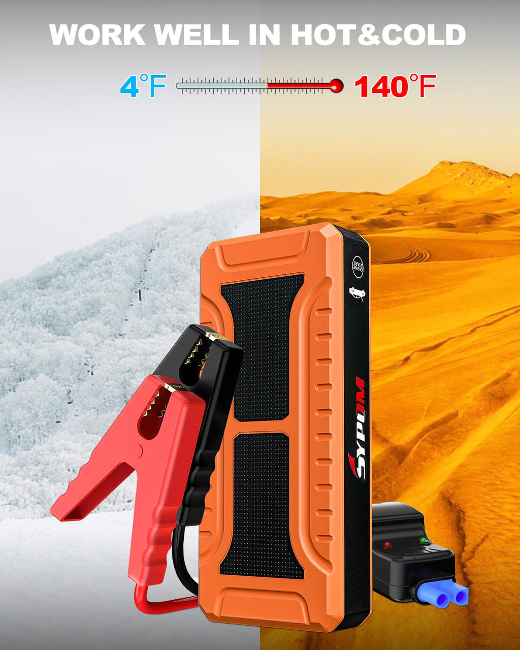 12V Portable Car Battery Jump Starter S56840