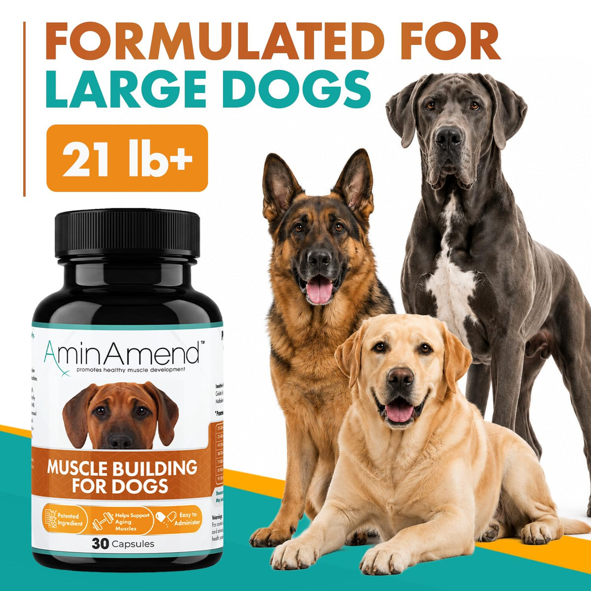 430 mg Muscle Support for Dogs, 30 Ct., 2-Pack N94549