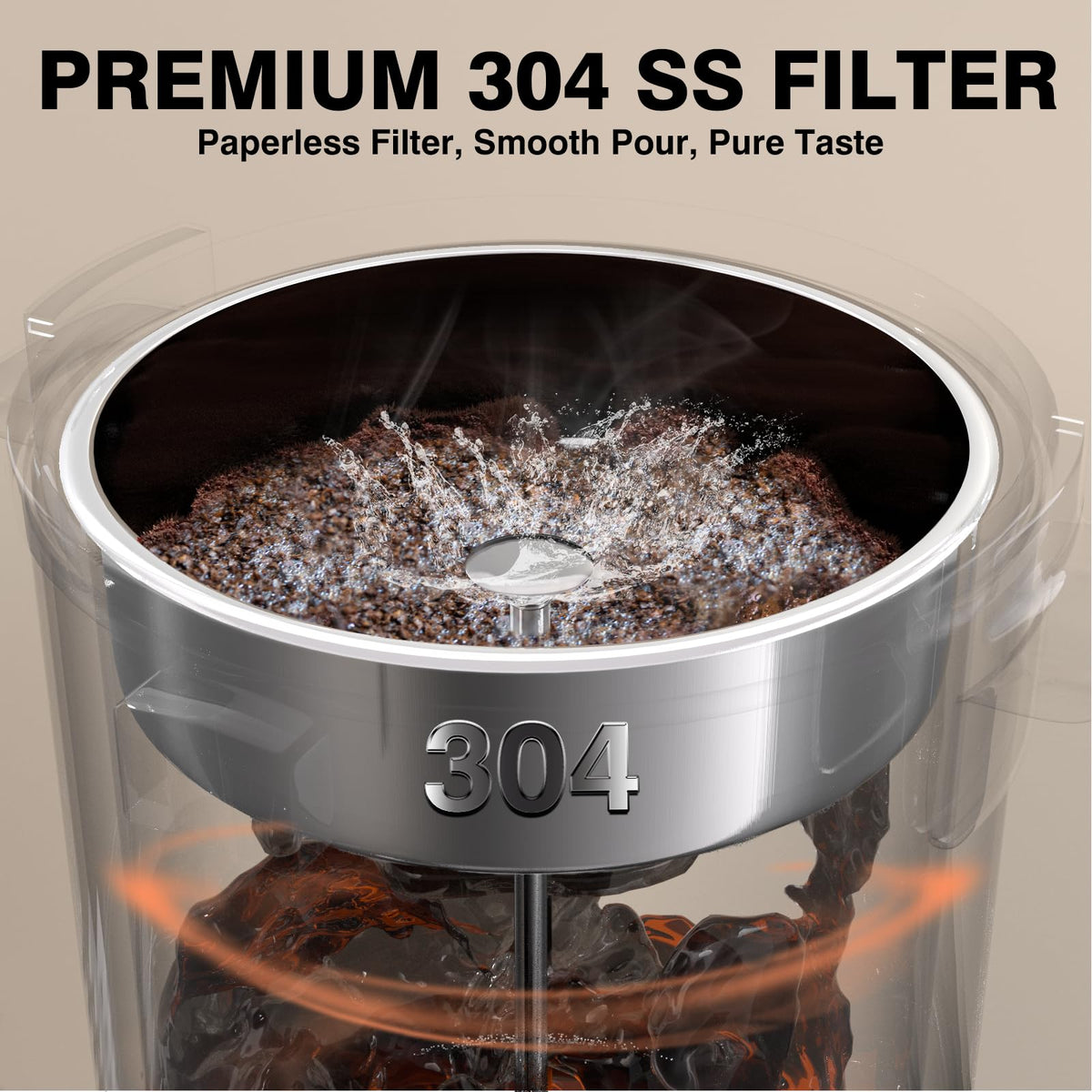 110-Cup Stainless Steel Commercial Coffee Urn V738512