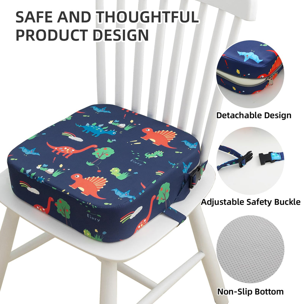 Portable Kids Booster Seat with Safety Buckles T838