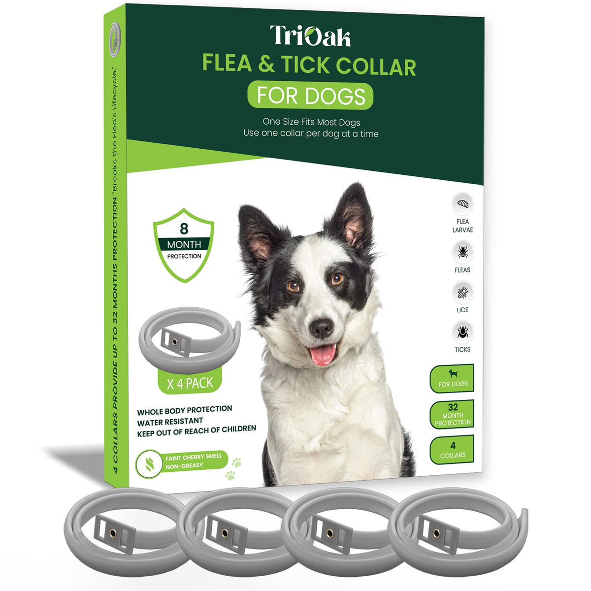 Adjustable Flea and Tick Prevention Dog Collar X138