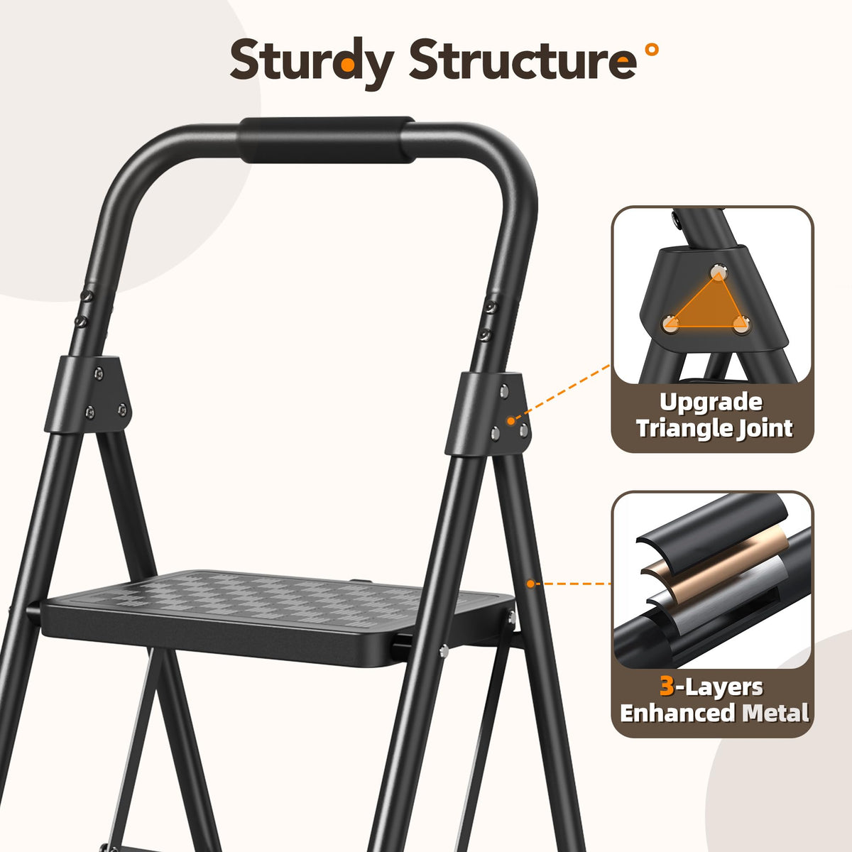 3 Step Ladder X859380