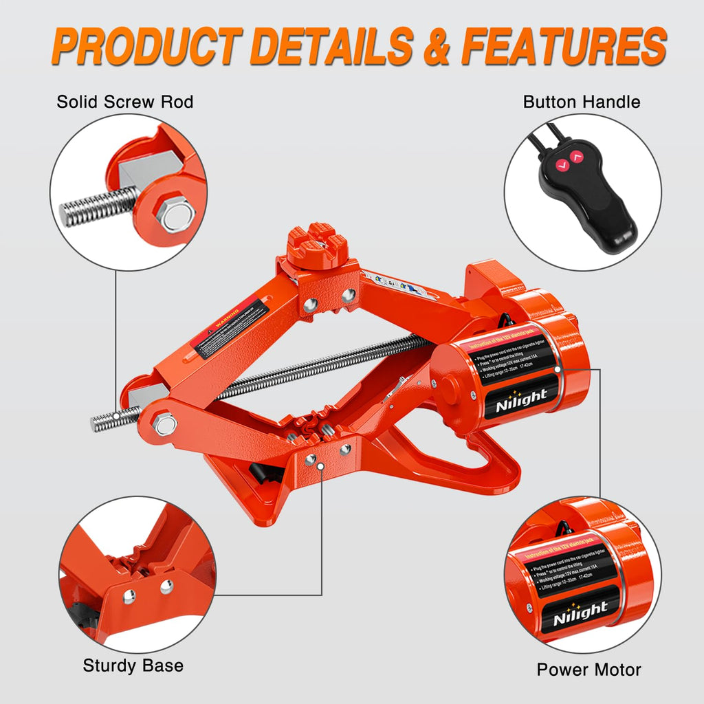 3 Ton 12V Electric Car Jack O803992