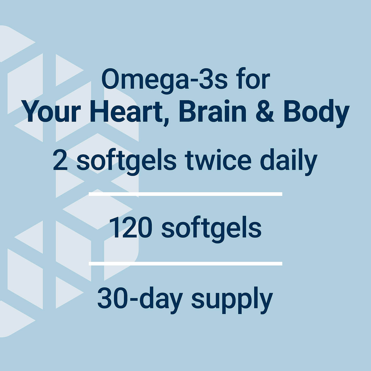 Omega-3 Fish Oil 120 Softgels L36212