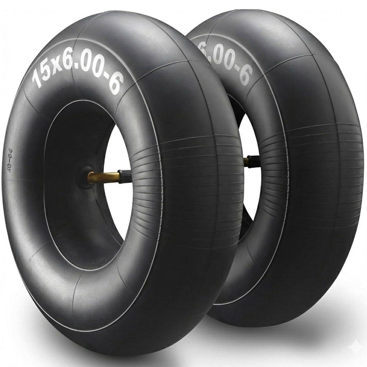 15x6.00-6" Inner Tubes, 2 Pack with TR-13 Straight Valve Stem L729