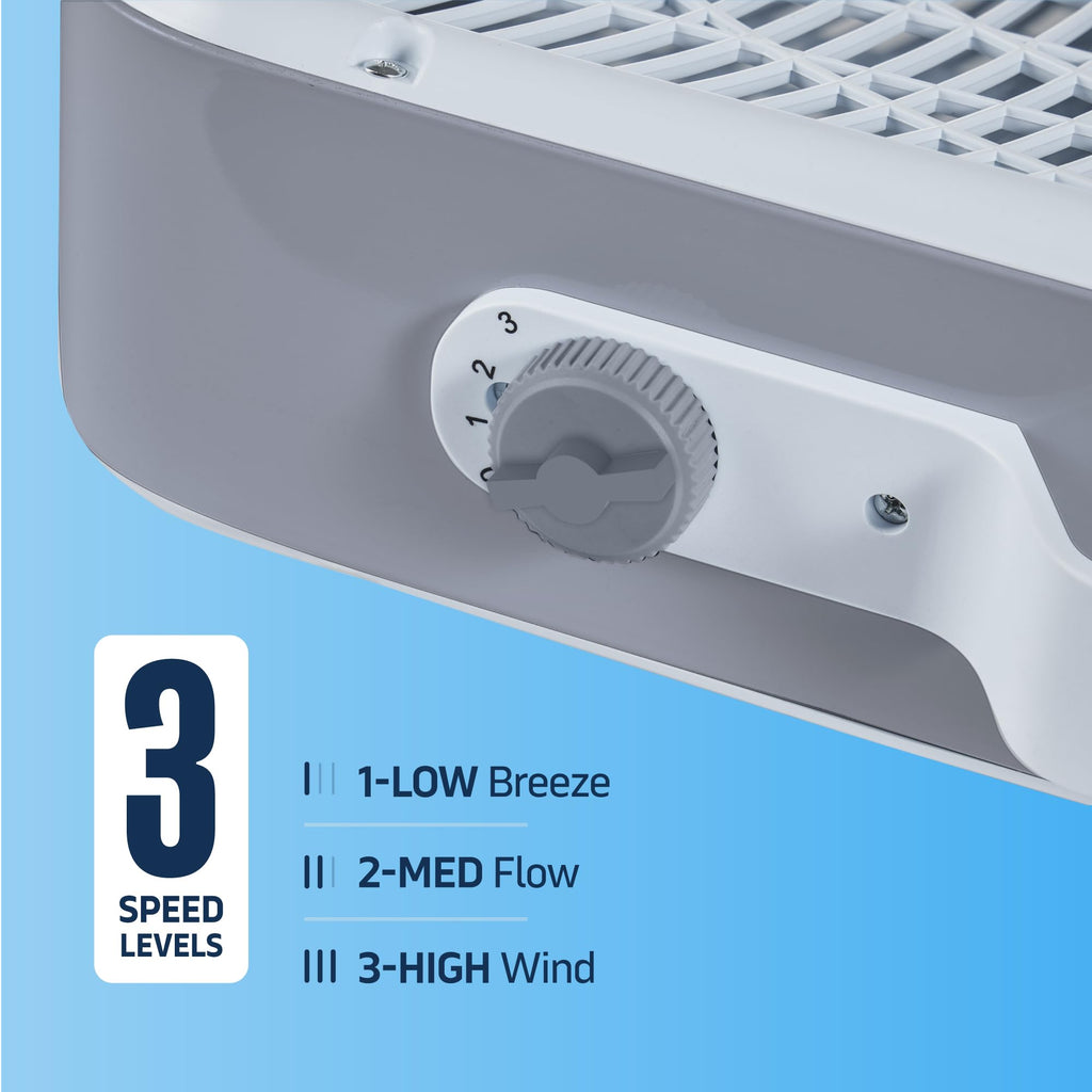 20" 3 Speed Floor Box Fan with Child Safety Grill G62190