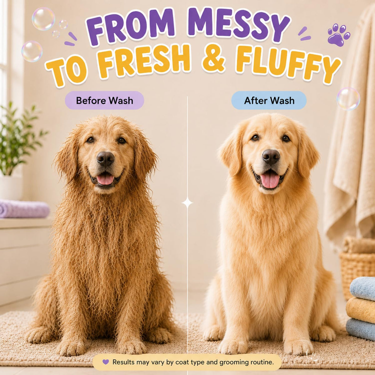 Oatmeal Dog Shampoo and Conditioner with Aloe 32 fl oz W762660