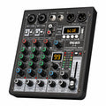 4 Channel Podcast Audio Mixer with 99 DSP Effects D301