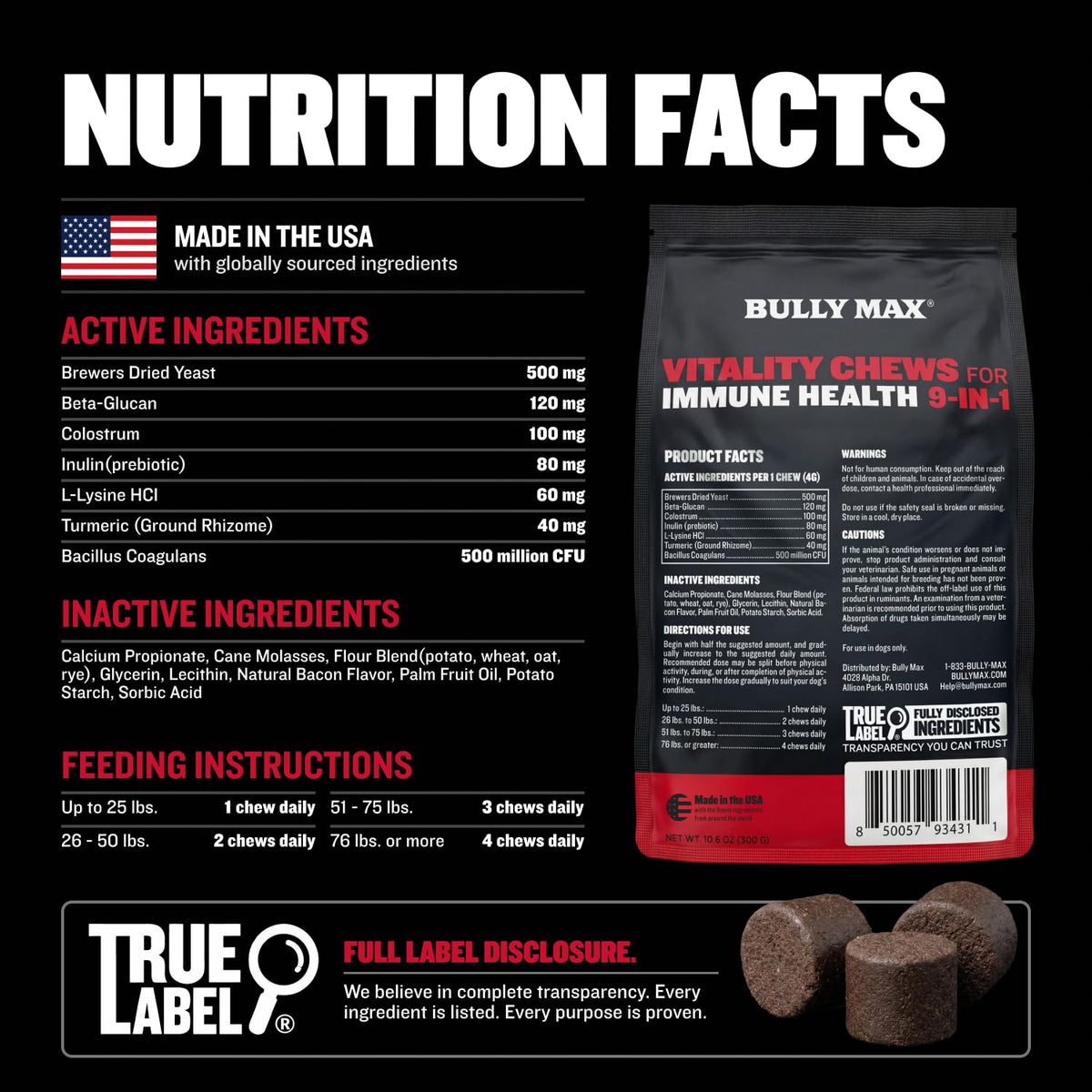 9-in-1 Dog Multivitamin 75 Soft Chews T186