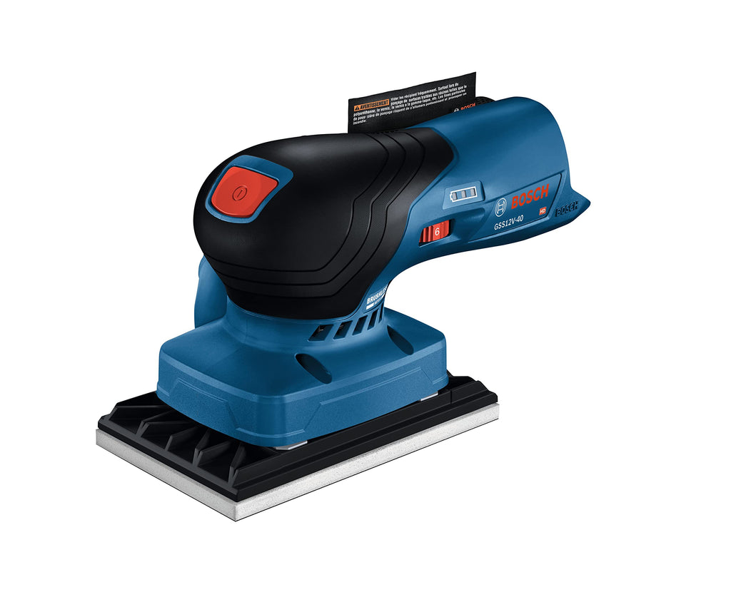 12V Brushless Orbital Finishing Sander with Dust Bag Q89866
