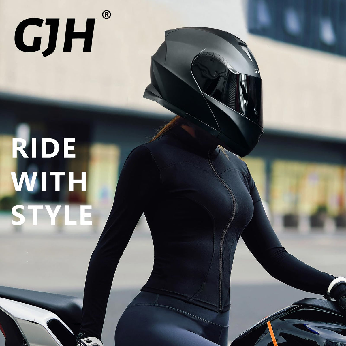 Modular Motorcycle Helmet Flip Up Anti-Fog Lens A121