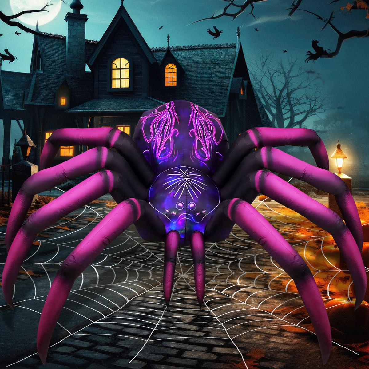 9 FT Halloween Inflatables with Built-in LEDs K970984