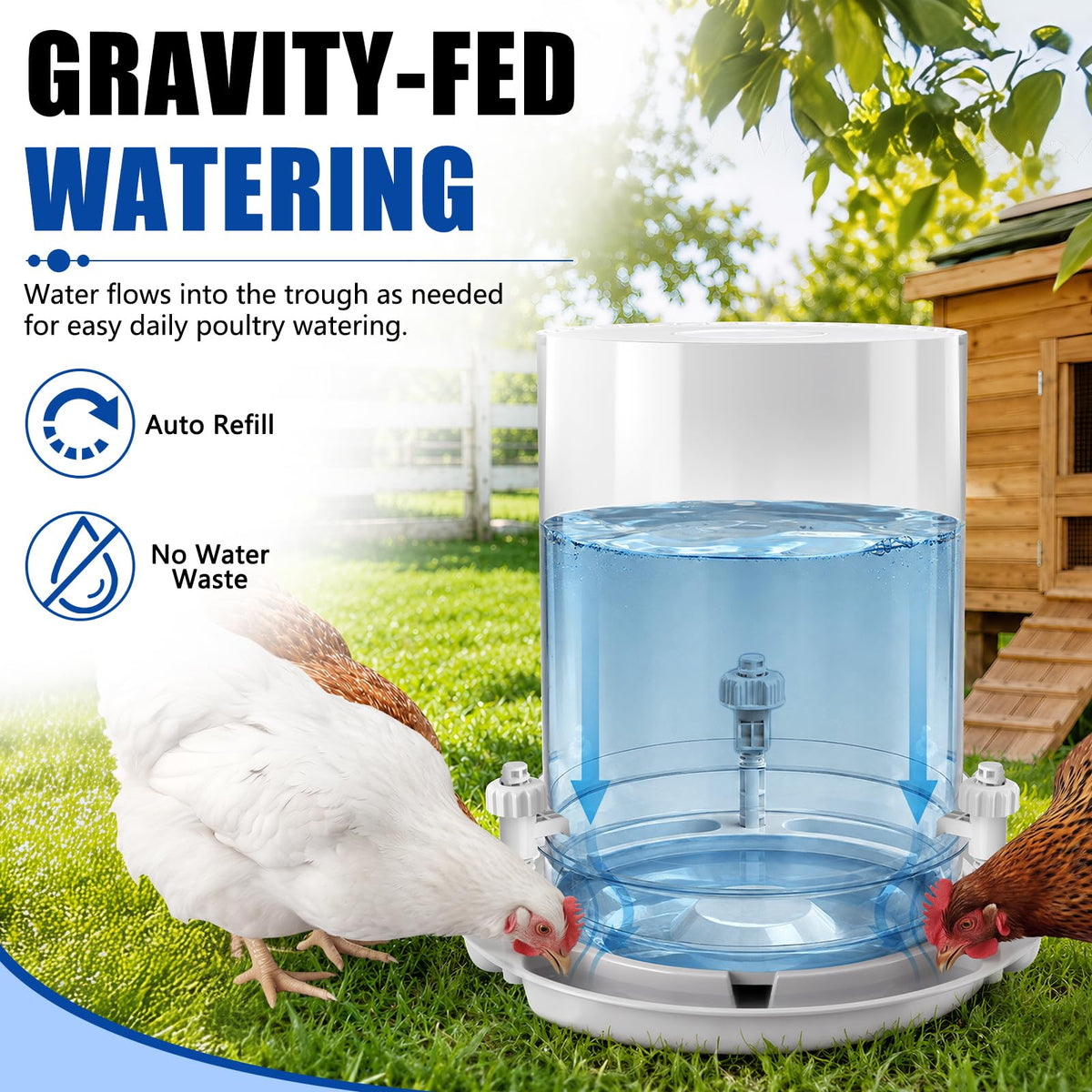 Chicken Waterer for 5 Gallon Bucket F267