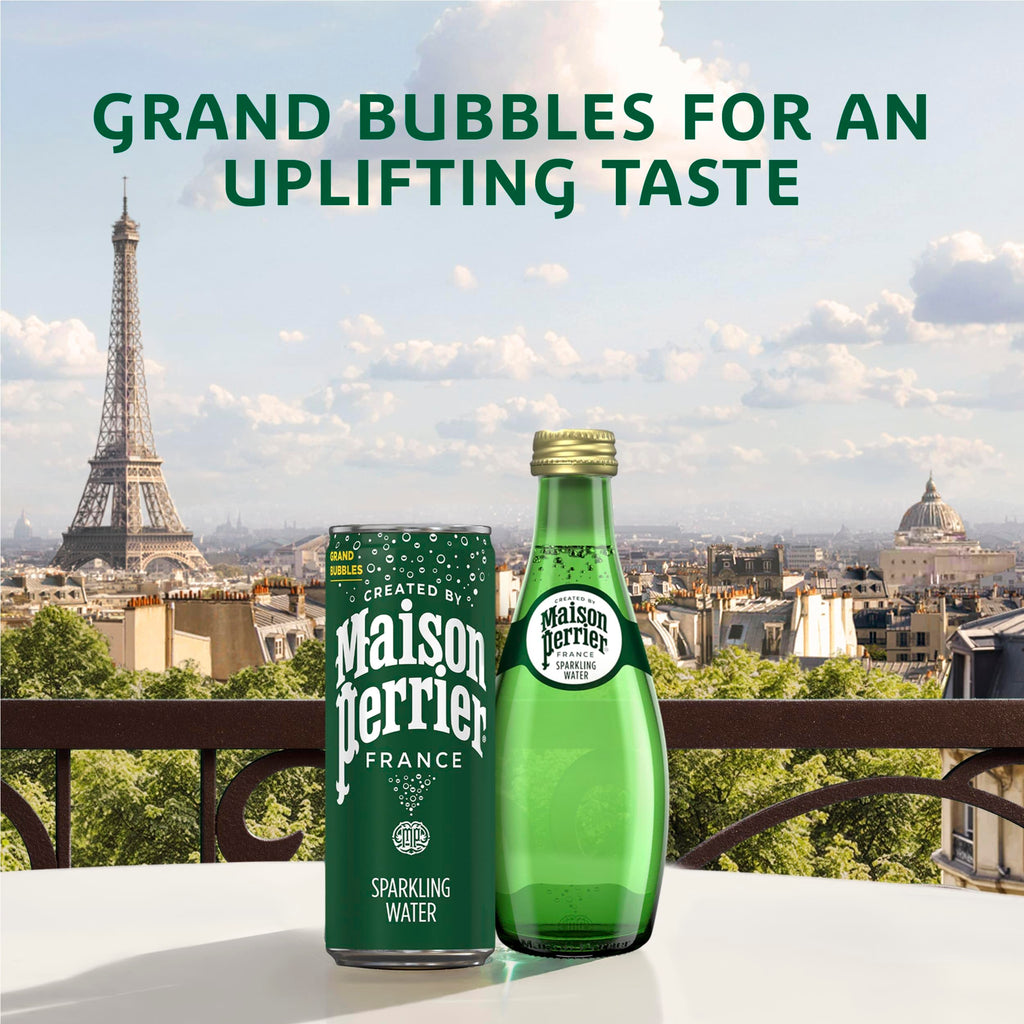 Unflavored Sparkling Water 4 Pack Glass Bottle 11.15 fl oz L338736