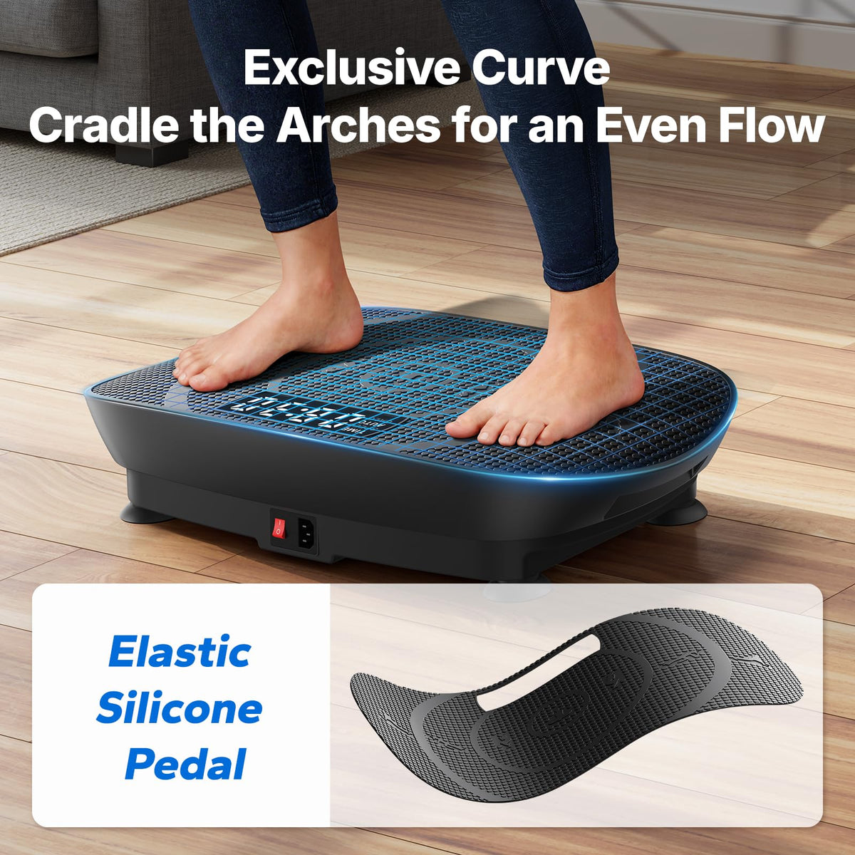Curved Vibration Plate Exercise Machine A740282