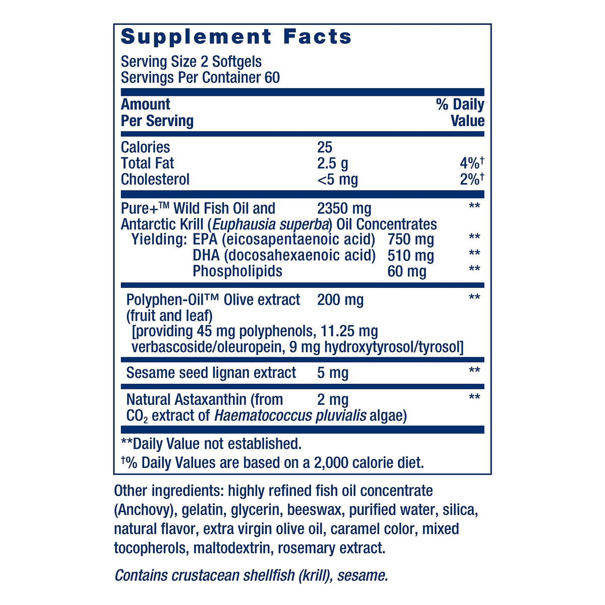 Omega-3 Fish Oil 120 Softgels L36212
