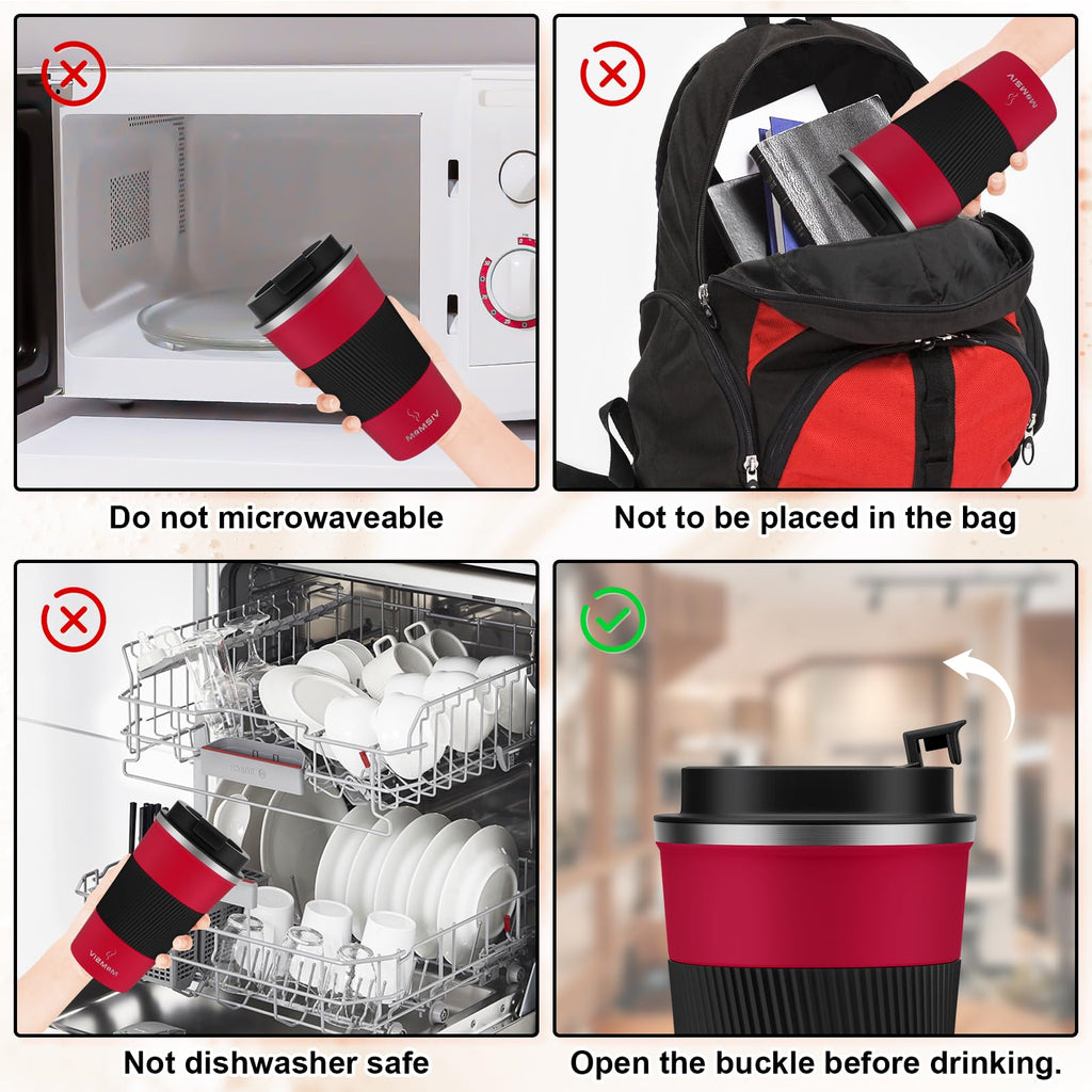 17oz Insulated Travel Coffee Mug with Leakproof Lid L52700