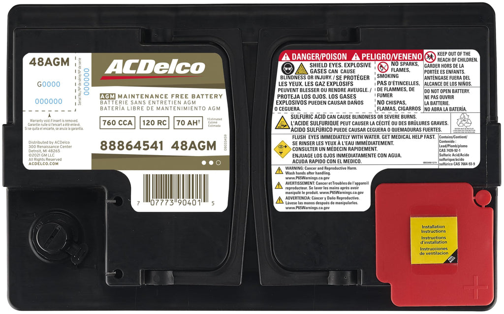 AGM BCI Group 48 Battery Q3250