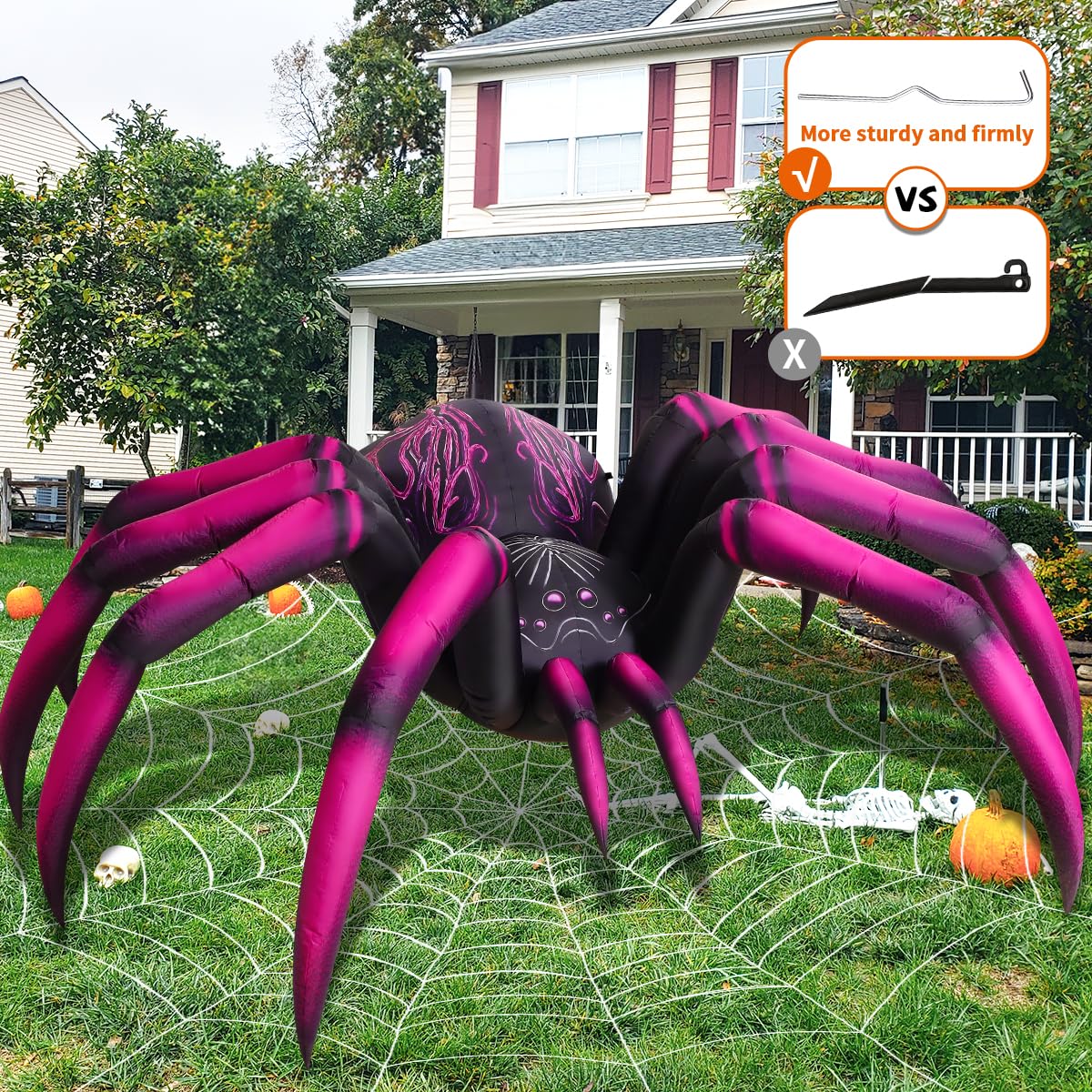 9 FT Halloween Inflatables with Built-in LEDs K970984
