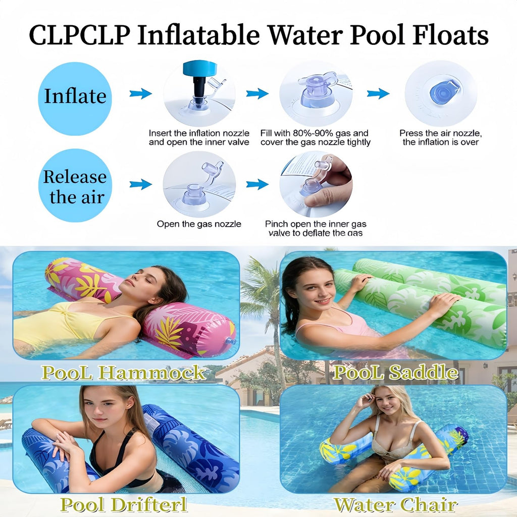 5 Pack Inflatable Pool Floats M1116