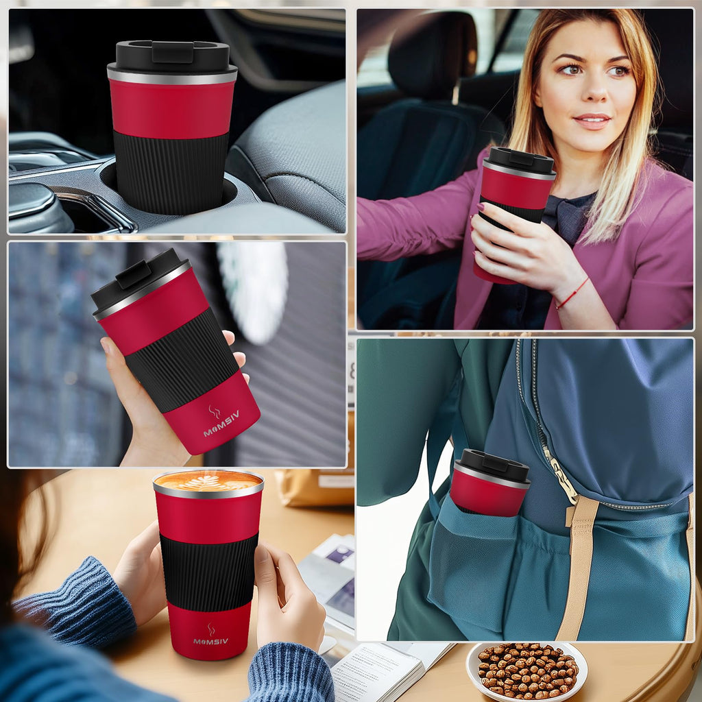 17oz Insulated Travel Coffee Mug with Leakproof Lid L52700