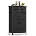 Tall Dresser with 5 Fabric Drawers L8774