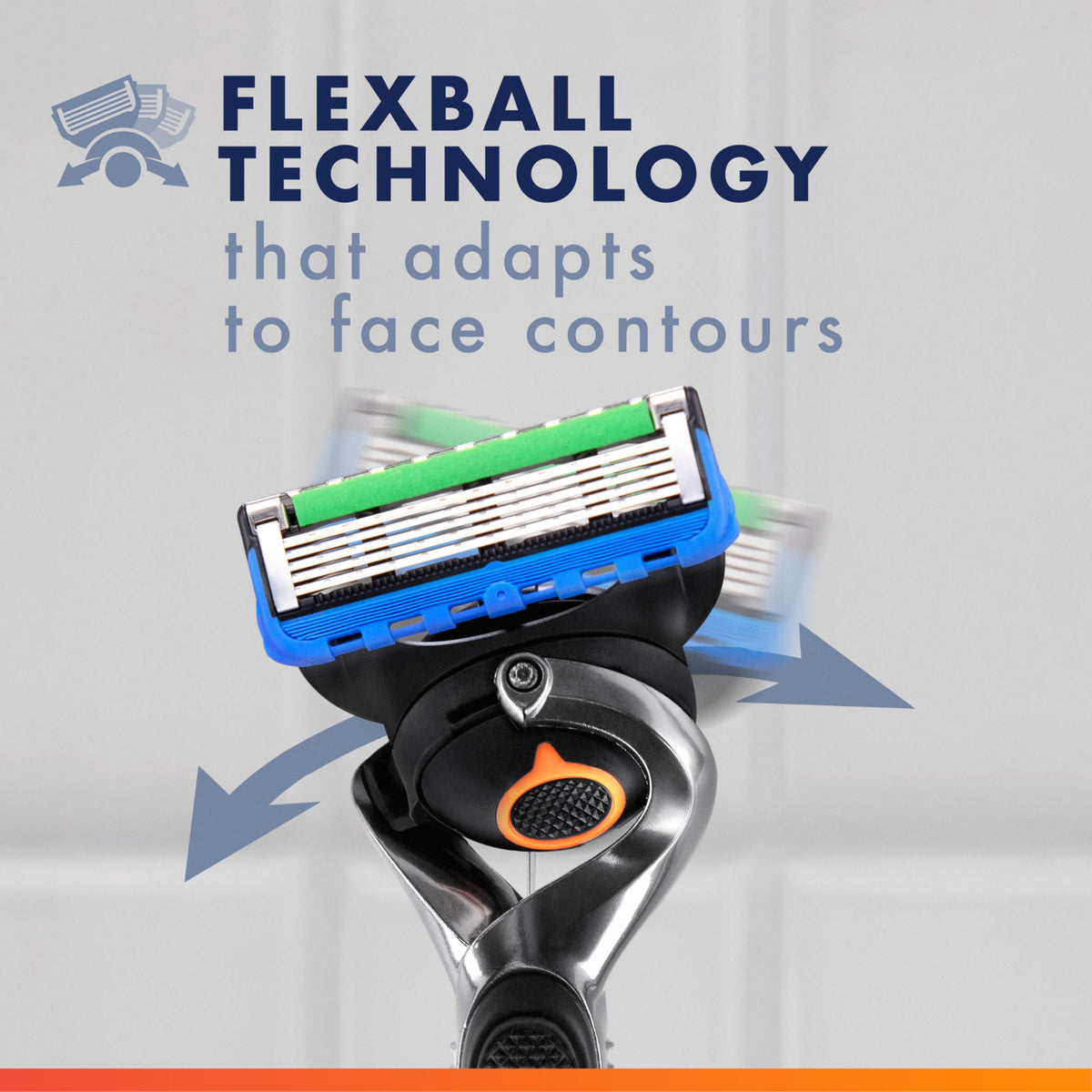 Shaving Razor with 8 Blade Refills Y509