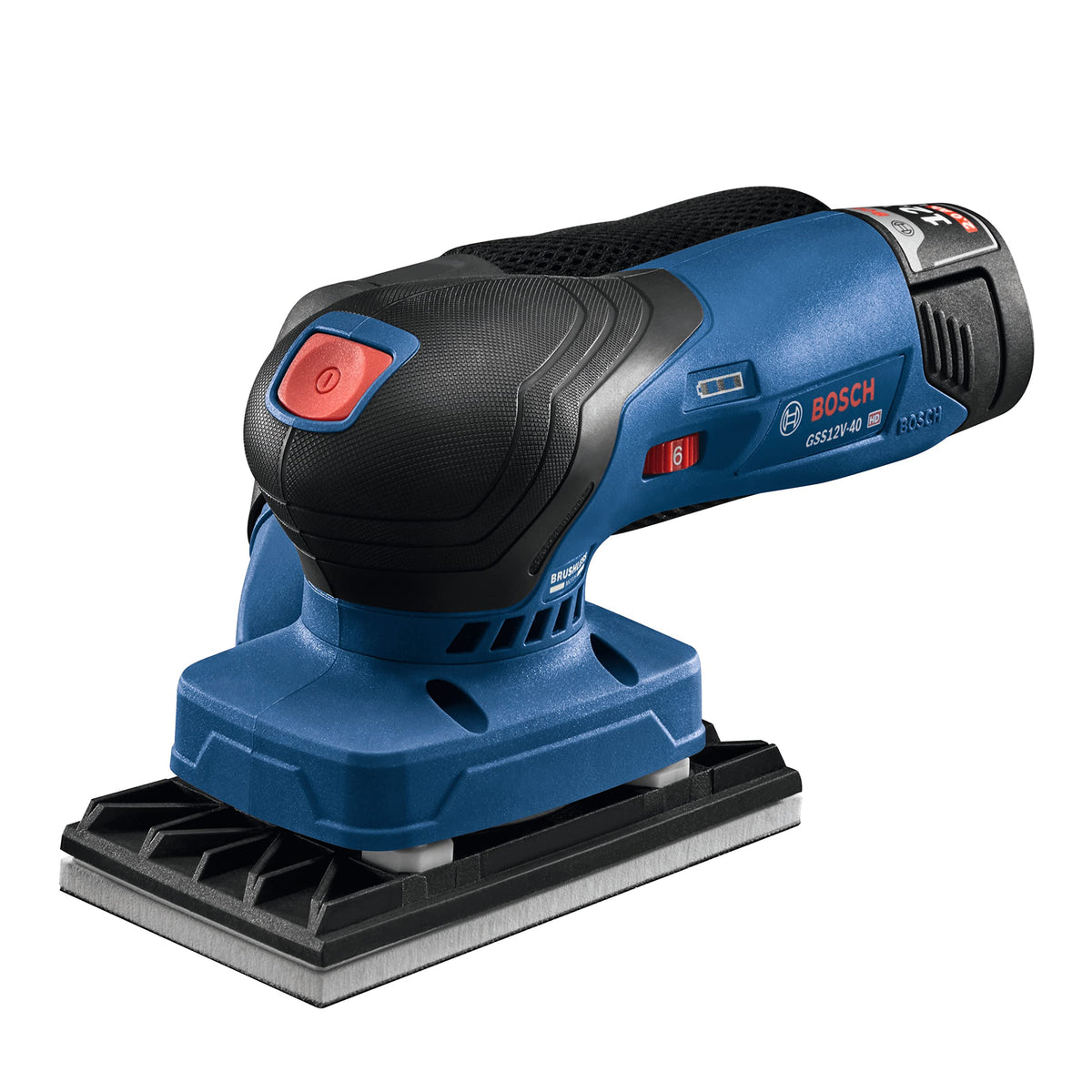 12V Brushless Orbital Finishing Sander with Dust Bag Q89866