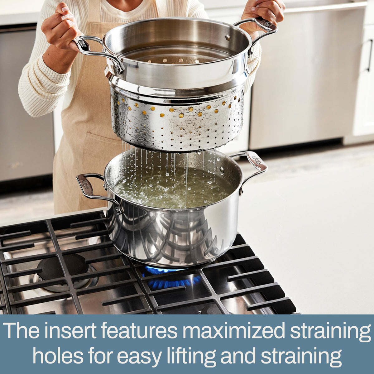 16 Qt Multipot with Strainer Insert & Lid D96849