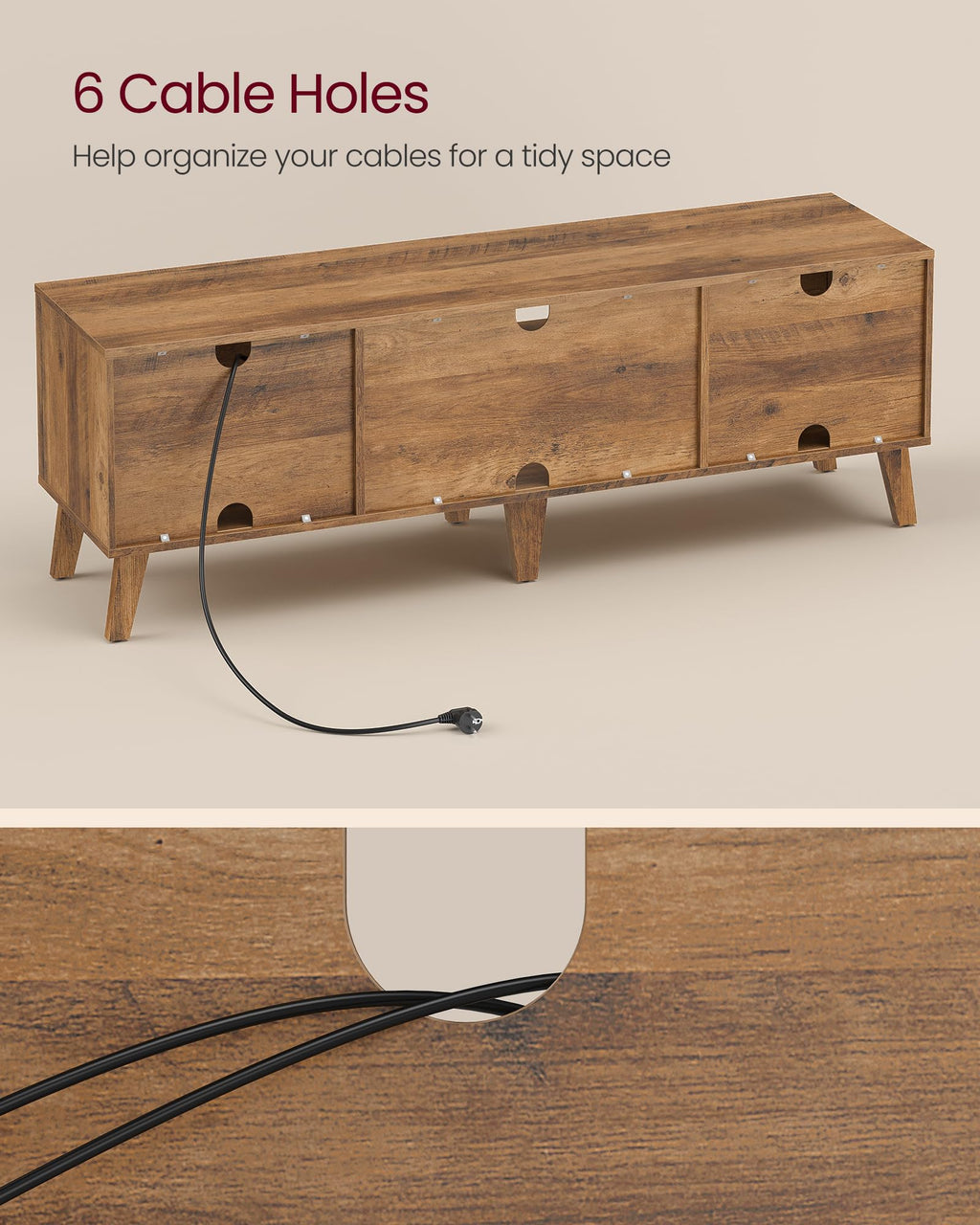 TV Stand with Adjustable Shelf M941239