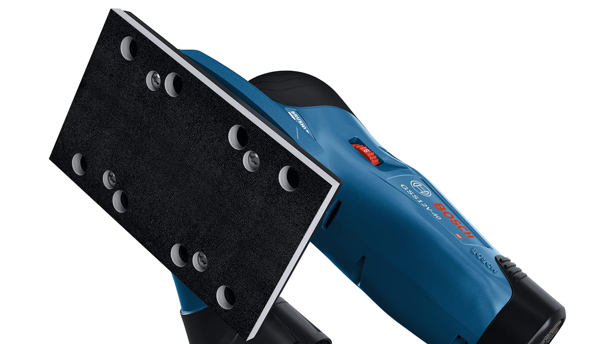 12V Brushless Orbital Finishing Sander with Dust Bag Q89866