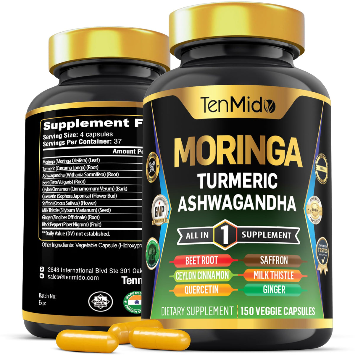 Moringa Oleifera 10in1 Formula 150 Capsules J580156