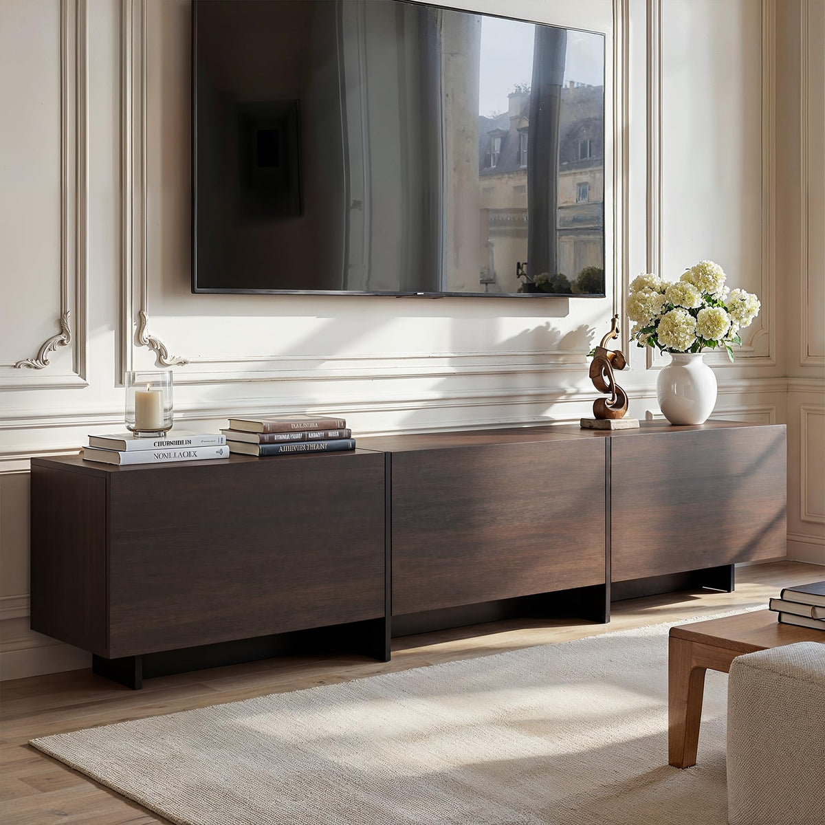Brown TV Stand with 3 Drawers N5146