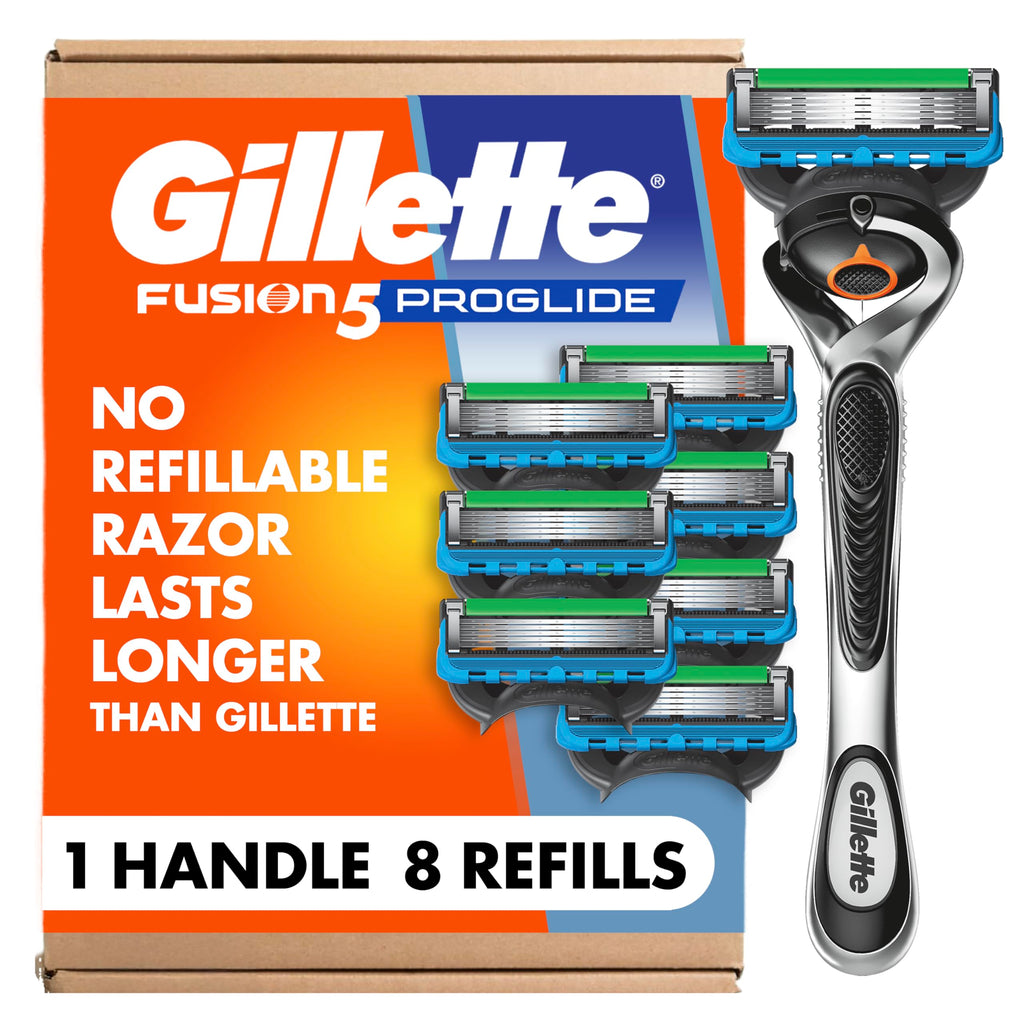 Shaving Razor with 8 Blade Refills Y509