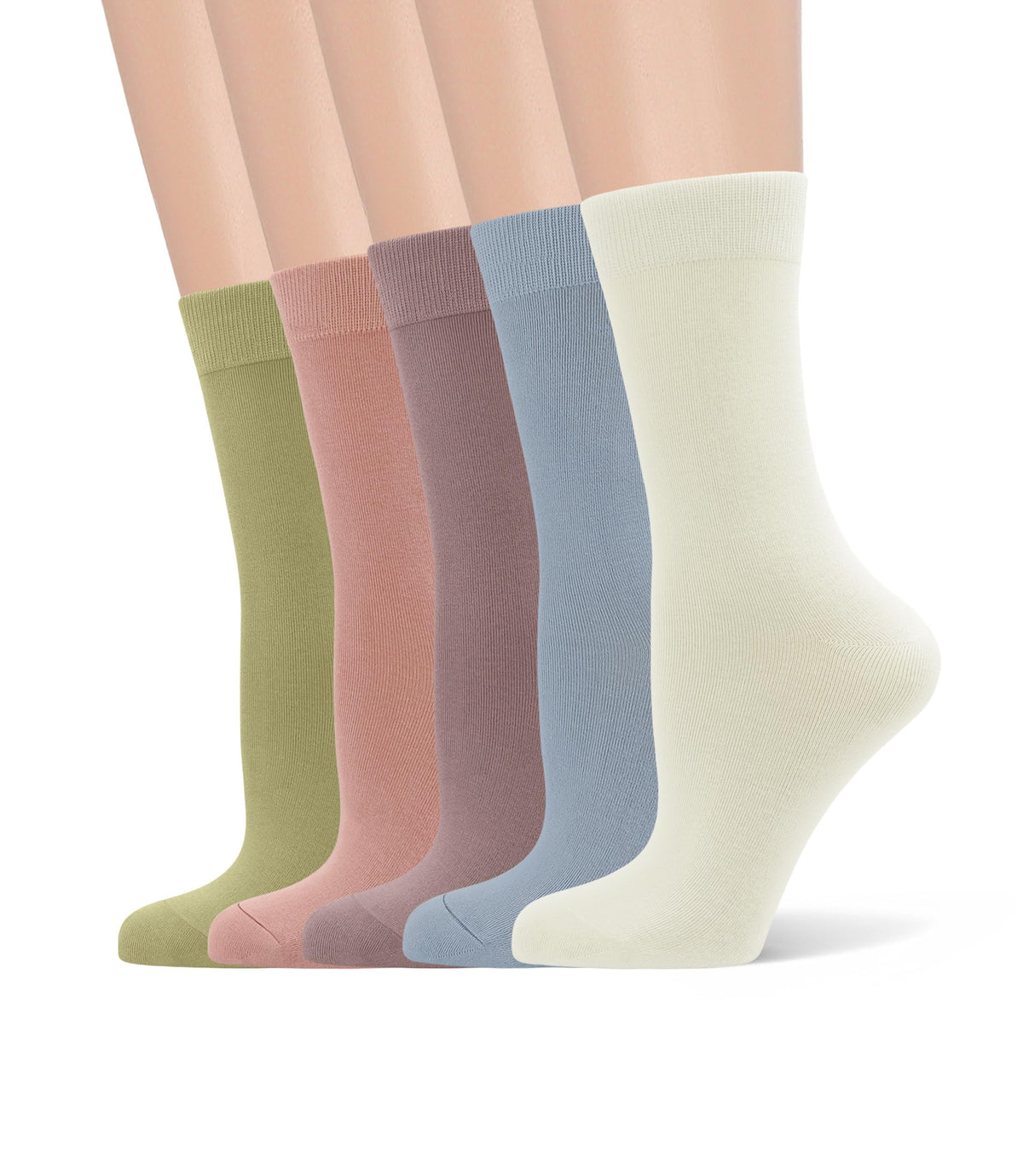 Viscose Bamboo Crew Socks 5 Pairs S309