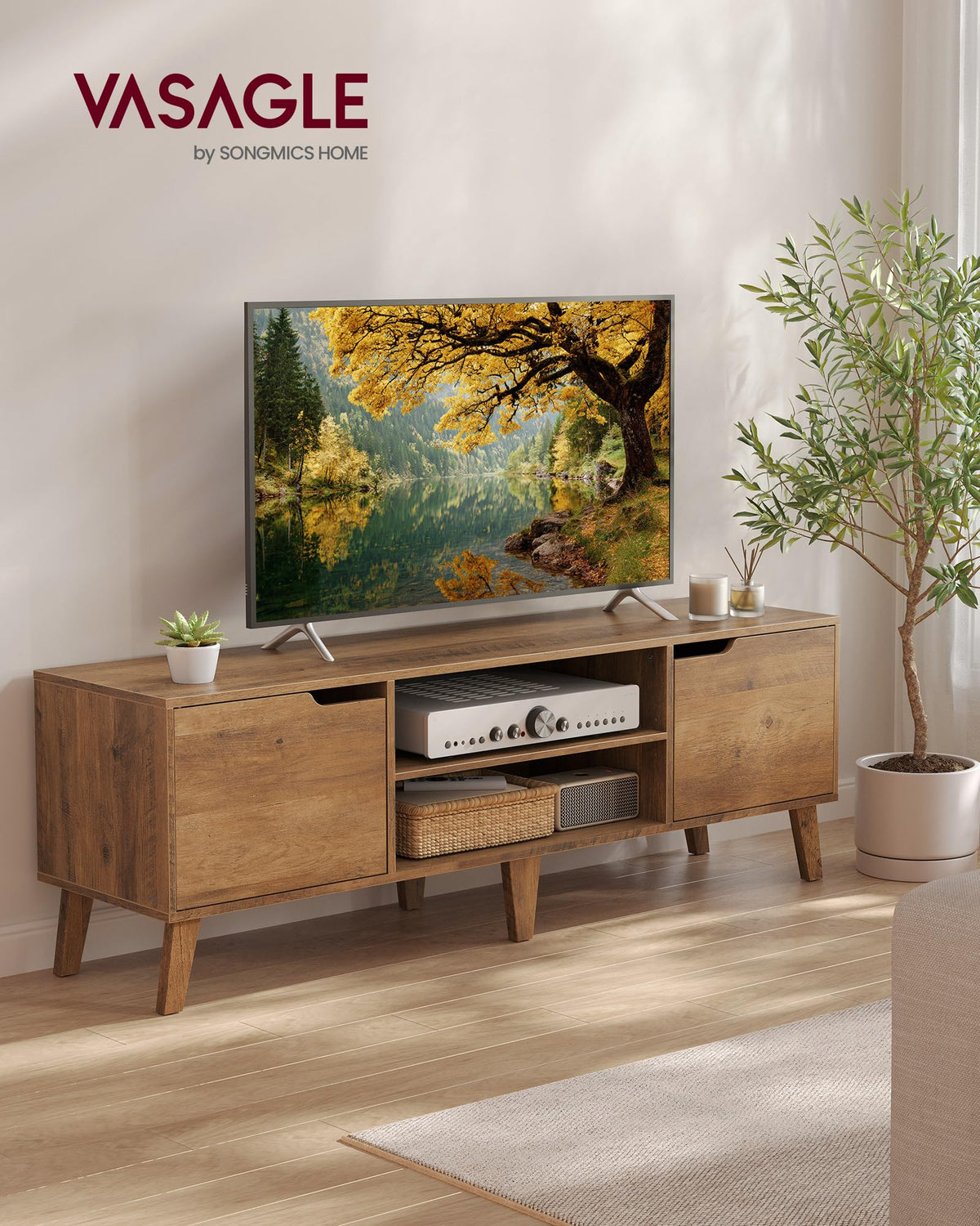 TV Stand with Adjustable Shelf M941239