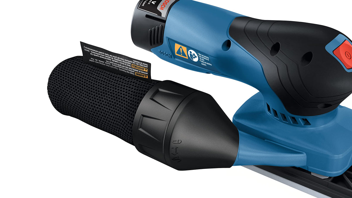 12V Brushless Orbital Finishing Sander with Dust Bag Q89866