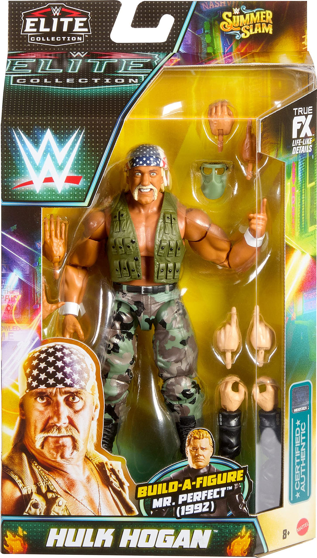 Hulk Hogan Action Figure with Accessory and Build-A-Figure Parts C20749