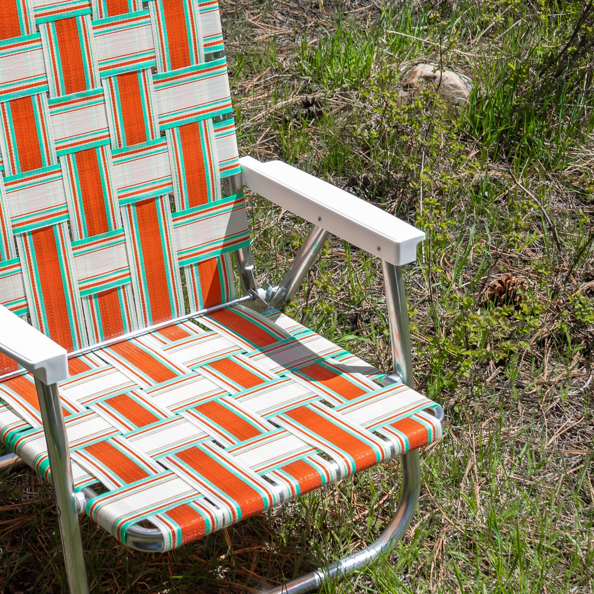Folding Aluminum High Back Lawn Chair S311605